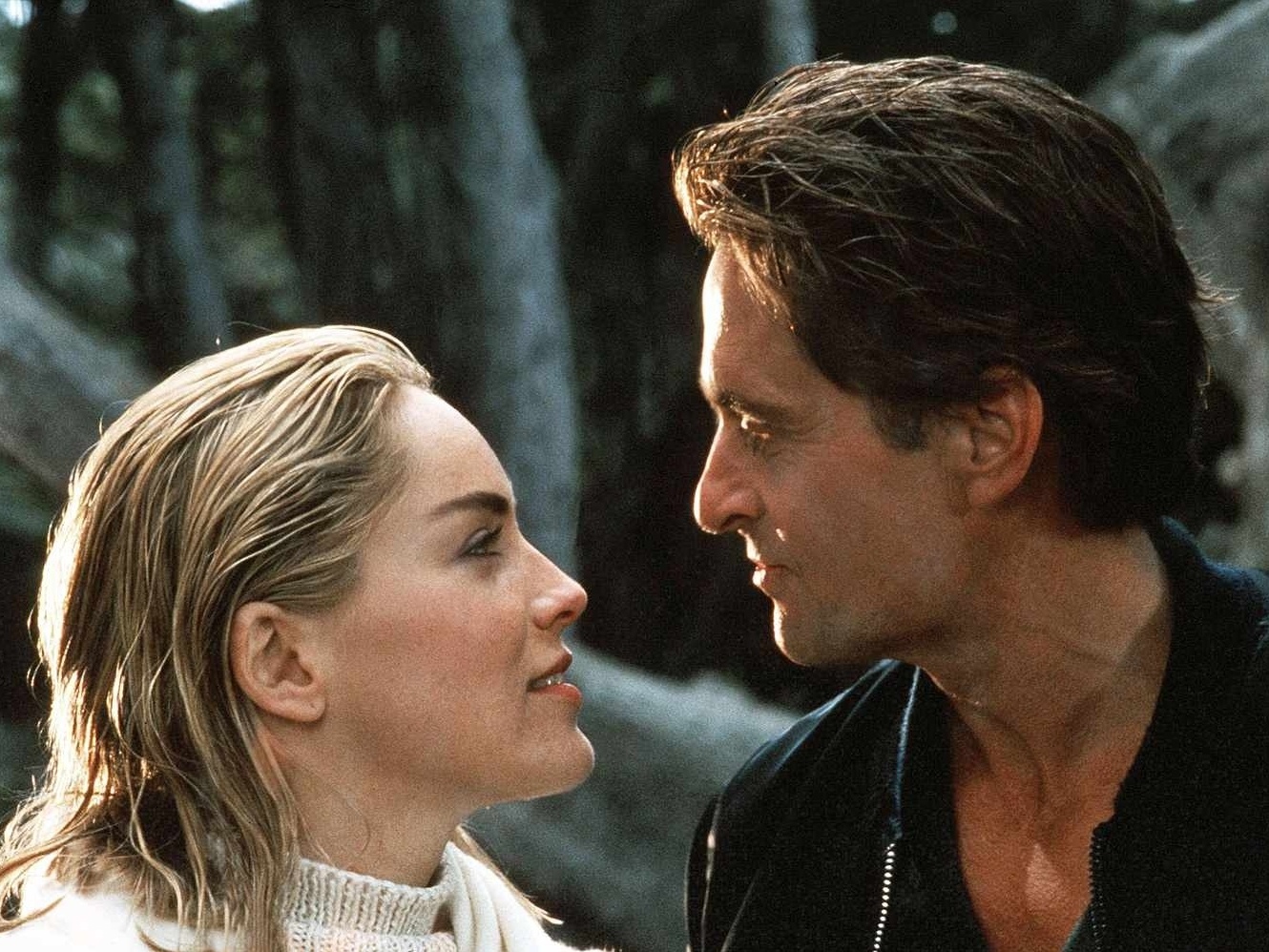 Sharon Stone e Michael Douglas